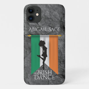 Persoonlijke Ierse danseres - vlag van Ierland Dan iPhone 11 Hoesje