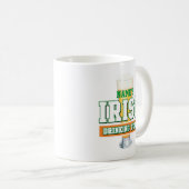 Persoonlijke Ierse drinkteam glazen mok (Voorkant rechts)