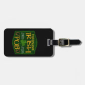 Persoonlijke Ierse pb-gebarentaal Bagagelabel (Voorkant horizontaal)