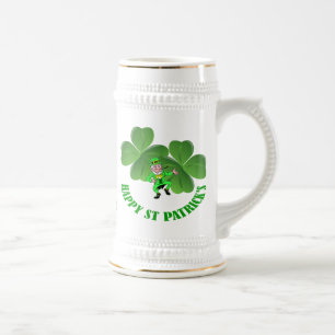 Persoonlijke Ierse St Patrick's day Bierpul