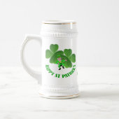 Persoonlijke Ierse St Patrick's day Bierpul (Links)