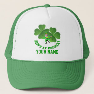 Persoonlijke Ierse St Patrick's day Trucker Pet