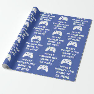 Persoonlijke Ik Pauzeerde Mijn Game Om Hier Te Zij Cadeaupapier