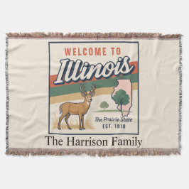 Persoonlijke Illinois Werpdeken Deken