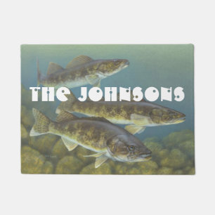 Persoonlijke  illustratie van Walleye Deurmat