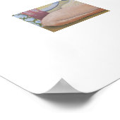 Persoonlijke Initiaal Huwelijk Katten Kunstprint Poster (Hoek)