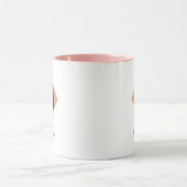 Persoonlijke Initiaal Rozen "V" Mok (Midden)