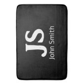  persoonlijke initialen badmat (Voorkant Verticaal)