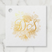 Persoonlijke Initialen Bedankjes Labels (Voorkant)