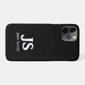  persoonlijke initialen Case-Mate iPhone case (Achterkant (horizontaal))