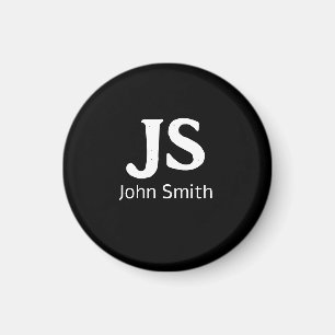 persoonlijke initialen magneet