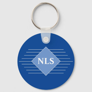 Persoonlijke Initialen van de ontvanger van cadeau Sleutelhanger
