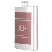Persoonlijke initials drank trendy rood flacon (Links)