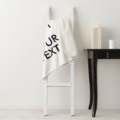 Persoonlijke internetmeme BEHOUD CALM en JOUW TEKS Sherpa Deken (In situ)