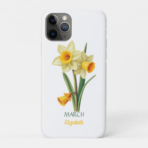Persoonlijke iPhone 11 Pro Hoes met maart verjaard