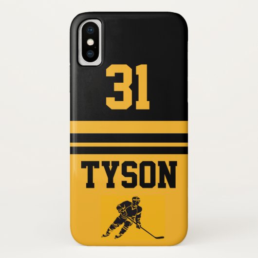 Persoonlijke iPhone cover Hockey (Achterkant)