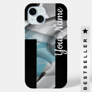 Persoonlijke iPhone-hoesjes Trend Abstract Blue Oc
