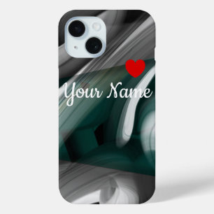 Persoonlijke iPhone hoesjes Trend Abstract Zwart G