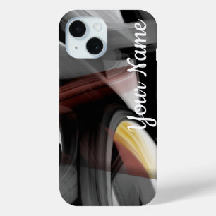Persoonlijke iPhone hoesjes Trend Abstract zwart p