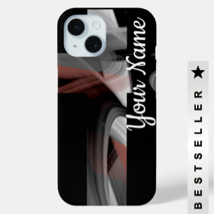 Persoonlijke iPhone hoesjes Trend Abstract zwart p