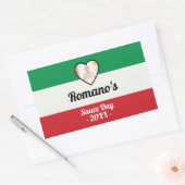 Persoonlijke Italiaanse Familiesaus Dag Label  (Envelop)