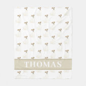 Persoonlijke Jack Russell Terrier Fleece Deken (Voorkant)