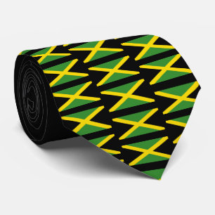 Persoonlijke JAMAICA FLAG Monogram Stropdas