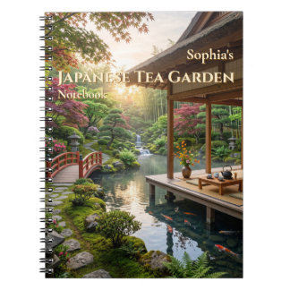 Persoonlijke Japanse Theetuin Spiraal Notebook Notitieboek