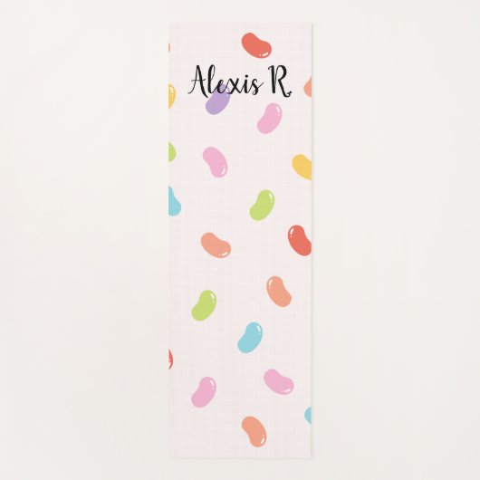 Persoonlijke Jellybeans Yoga Mat (Voorkant)
