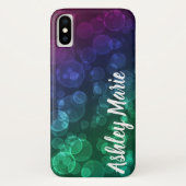 Persoonlijke Jewel Tone Bokeh Bubbles Underwater Case-Mate iPhone Case (Achterkant)
