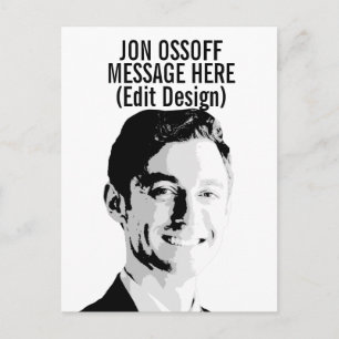 Persoonlijke Jon Ossoff Buste Briefkaart