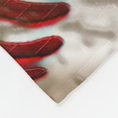 Persoonlijke jongens Grunge Baseball Fleece Blanke (Hoek)