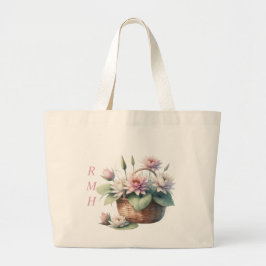 Persoonlijke Juli Waterlelie Boodschappentas Grote Tote Bag