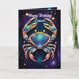 Persoonlijke Juwelen Galaxy Dierenriem Kreeft Kaart