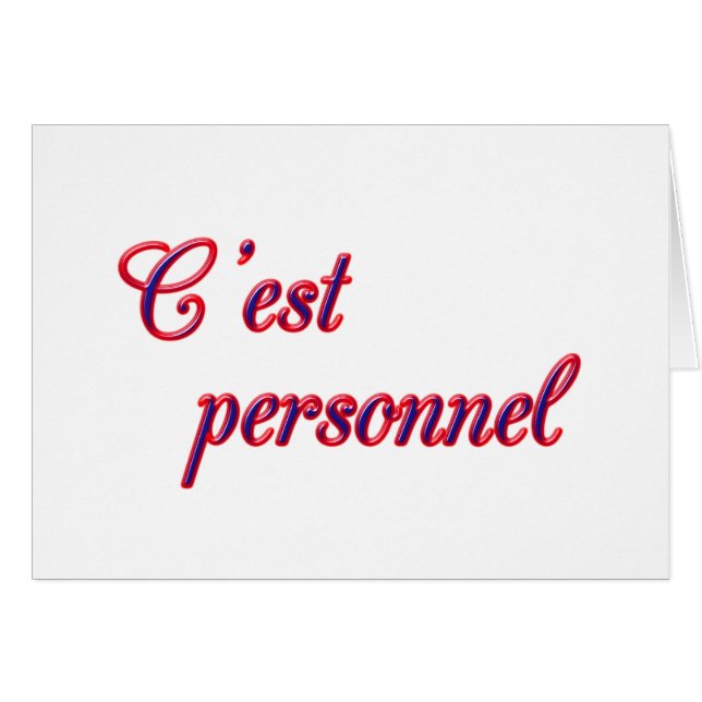 Persoonlijke kaart (Voorkant Horizontaal)