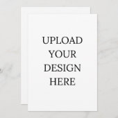 Persoonlijke kaart 5x7 in (Voorkant / Achterkant)