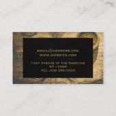 Persoonlijke kaart en kompasfoto visitekaartje (Achterkant)