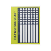 Persoonlijke kaart notitieblok (Gedraaid)