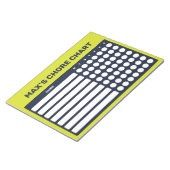 Persoonlijke kaart notitieblok (Schuin)