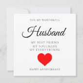 Persoonlijke Kaart van het Jubileum van het huweli (Voorkant)