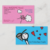 Persoonlijke kaart visitekaartje (Voorkant / Achterkant)