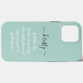Persoonlijke kalligrafie, naam pastel Case-Mate iPhone case (Achterkant (horizontaal))