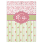 Persoonlijke kant en Engelse tuin Klembord (Achterkant)