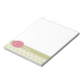 Persoonlijke kant en Engelse tuin Notitieblok (Gedraaid)