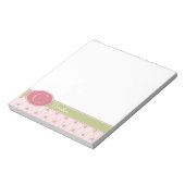 Persoonlijke kant en Engelse tuin Notitieblok (Gedraaid)