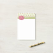 Persoonlijke kant en Engelse tuin Post-it® Notes (Op bureau)