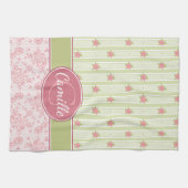 Persoonlijke kant en Engelse tuin Theedoek (Horizontaal)