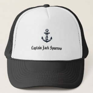 Persoonlijke Kapiteinshoed - Zeeanker Trucker Pet