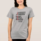 Persoonlijke Kat Moeder Kat Liefhebber  Tri-Blend Shirt (Voorkant)