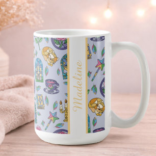 Persoonlijke katten Beauty and the Beast boek meis Koffiemok